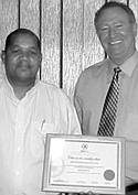 Gordon van der Merwe, HR manager (left) and Johan Basson, MD, (right)